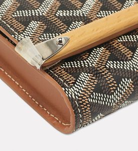 Goyard Preowned Goyard Goyardine Coated Canvas Leather Mini Monte Carlo Case, Packshot View