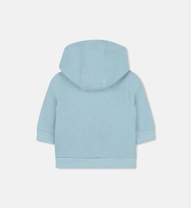 Zip-front Hooded Cardigan