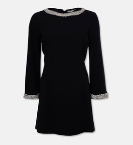 Alice and Olivia Mailynn Rhinestone-embellished Mini Dress, Packshot View