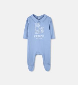 Organic Cotton Blue 2-piece Baby Pajamas Set