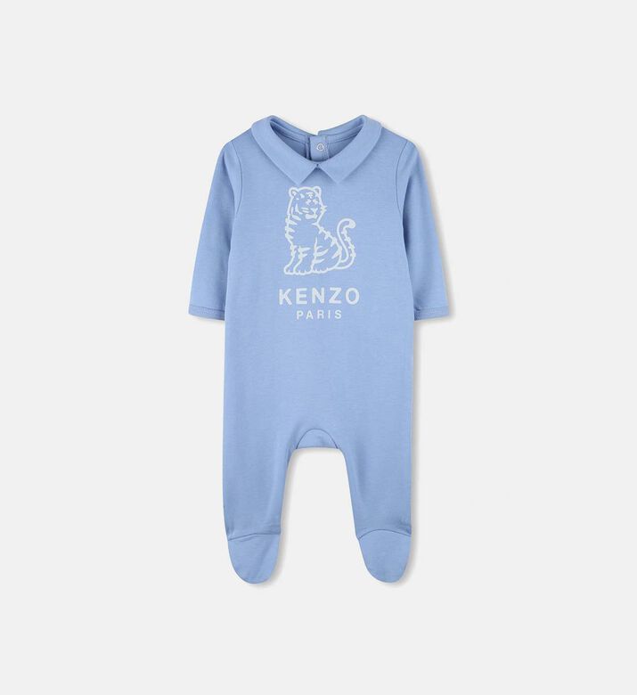 Organic Cotton Blue 2-piece Baby Pajamas Set