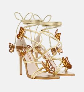 Vanessa Leather Butterfly Heels Vanessa Leather Butterfly Heels