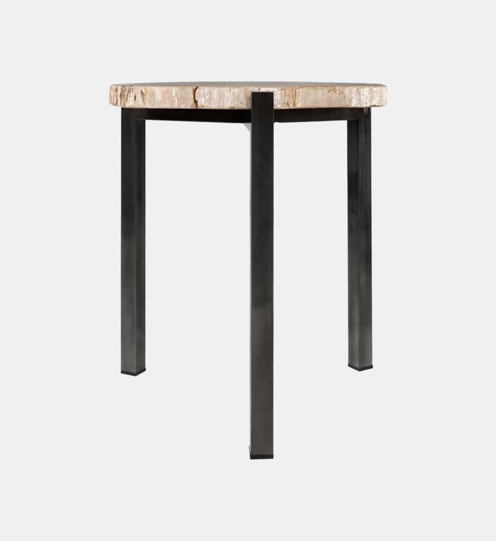 مجموعة طاولة القهوة من الخشب الصلب المتحجر