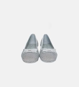 Glitter Net Ballet Flats Glitter Net Ballet Flats