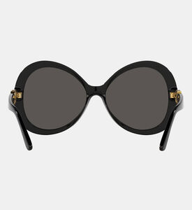 Oversized Round Frame Sunglasses 60