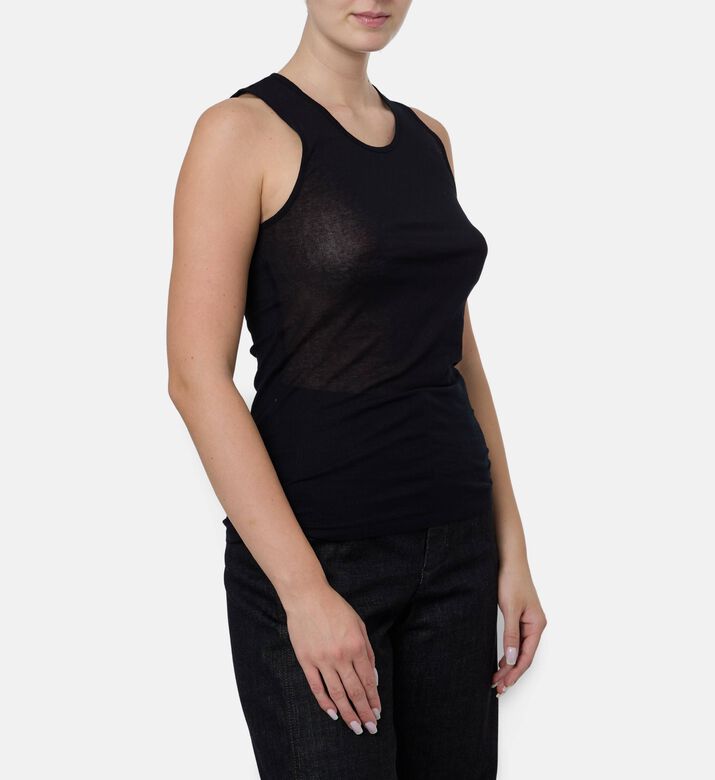 Soeur Isis Ribbed Tank Top, Model View