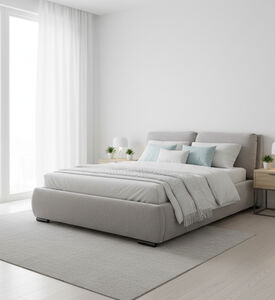 Home Deco and More Palima Upholstered Bed, Packshot View
