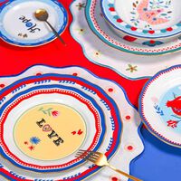 Mamma Mia Love Dessert Plate - 22 Cm