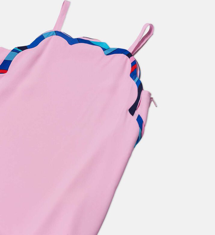 فستان بدون أكمام بطبعة تجريدية