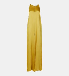 Satin Halter Neck Jumpsuit Satin Halter Neck Jumpsuit