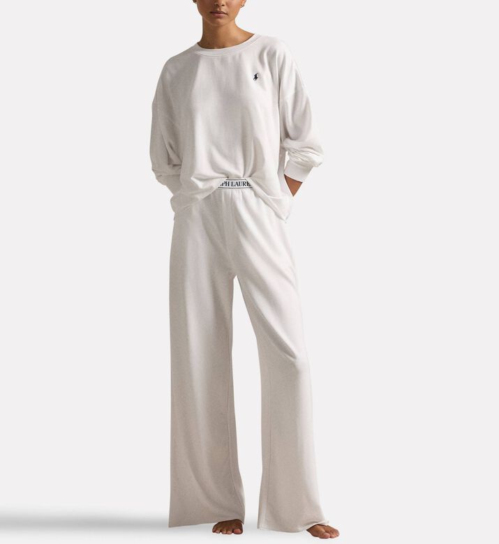 Polo by Ralph Lauren Galeries Lafayette Long-sleeve Pajama Set, Model View
