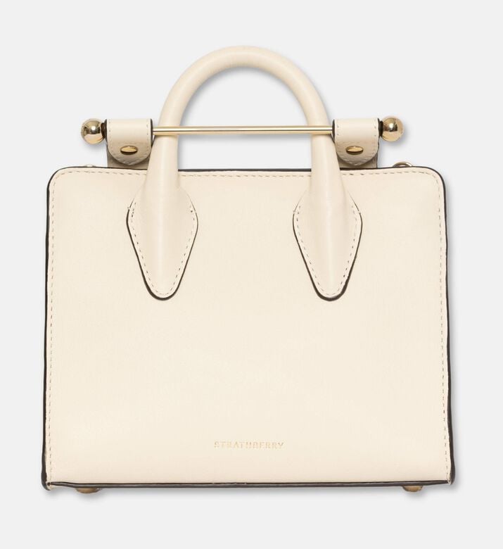 Strathberry Bag Nano Tote, Beige, Packshot View