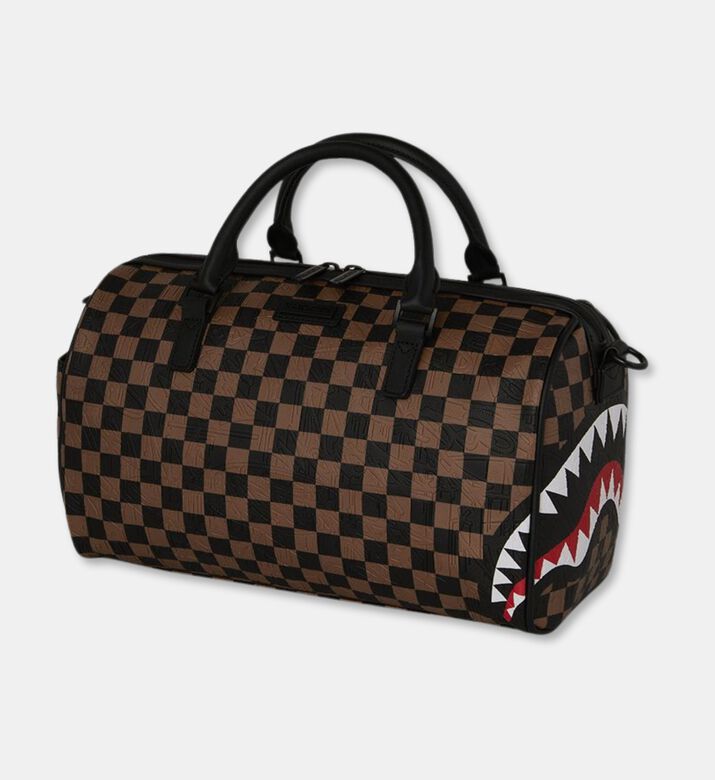 Sprayground Checkered-print Top Handle Mini Duffle Bag, Packshot View