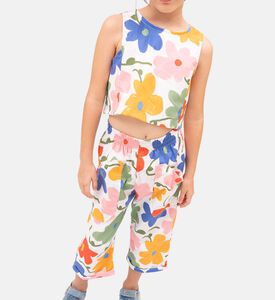 Maxi Flowers Rela Top Pants Set