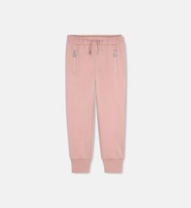 بنطال بخصر مطاطي بقماش فرنسي مطاطي