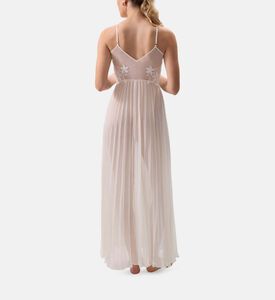 Rya Delight Floral-embroidery Flared Night Dress, Model View