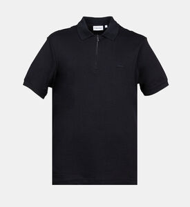 Smooth Cotton Welt Zip Polo Shirt Smooth Cotton Welt Zip Polo Shirt