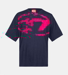 T-boxt-n14 Distressed Logo Shirt T-boxt-n14 Distressed Logo Shirt