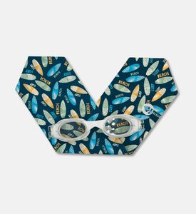 Water Plops White Junior Swimming Goggles Ultra-soft Band With Surf, Packshot View