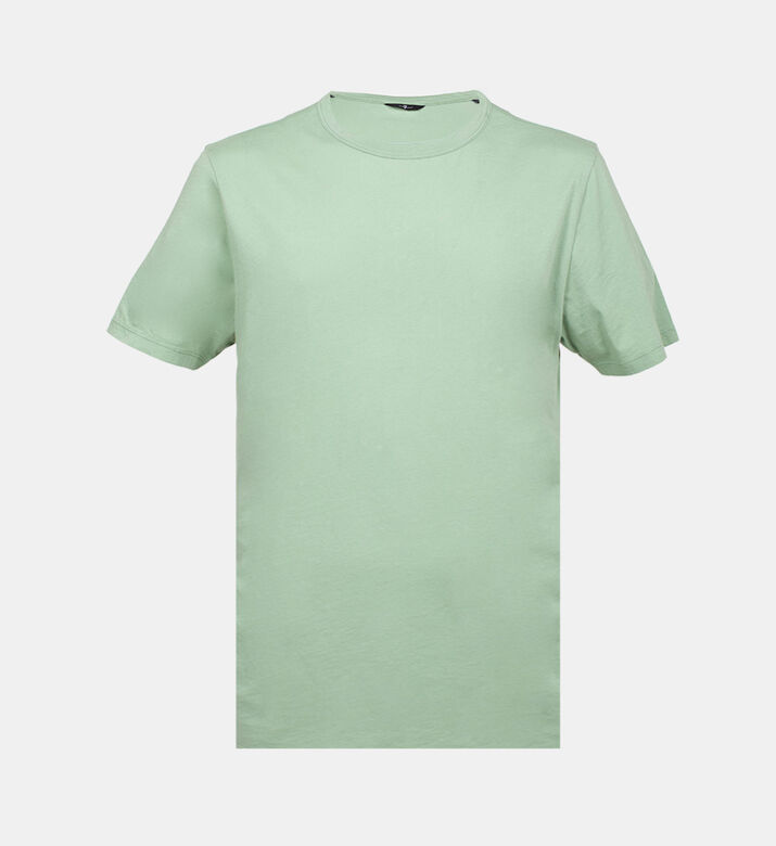 تيشيرت قطن بأكمام قصيرة