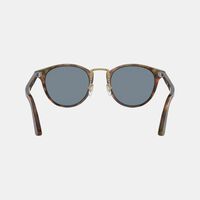 Phantos Striped Acetate Sunglasses 49
