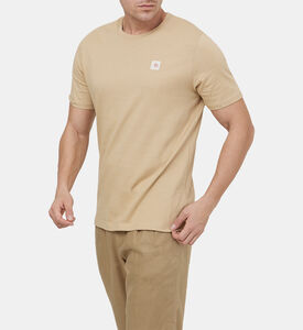 Cotton Logo-badge Short Sleeve T-shirt