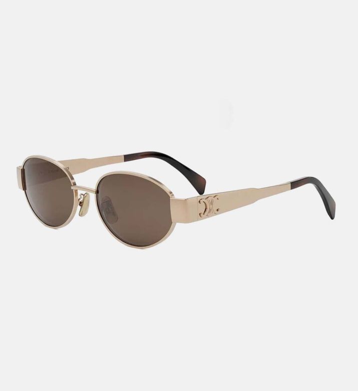 Celine Classic Oval Frame Sunglasses 54, Rose-gold, Packshot View
