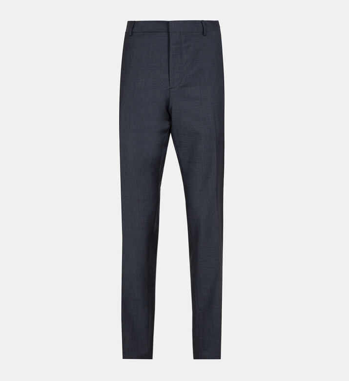 Virgin Wool Tapered Trousers