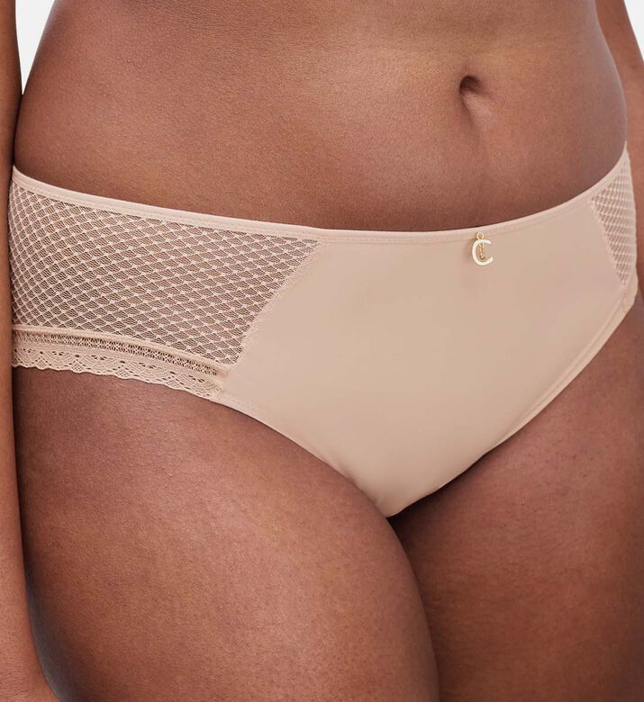Chantelle Brief, Beige, Xs, Model View