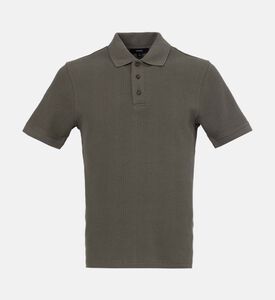 قميص بولو قصير الأكمام قطن