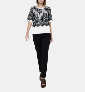 Gala High-rise Wide-leg Cady Pants