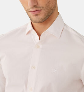 قميص بوبلين قطني مطاطي