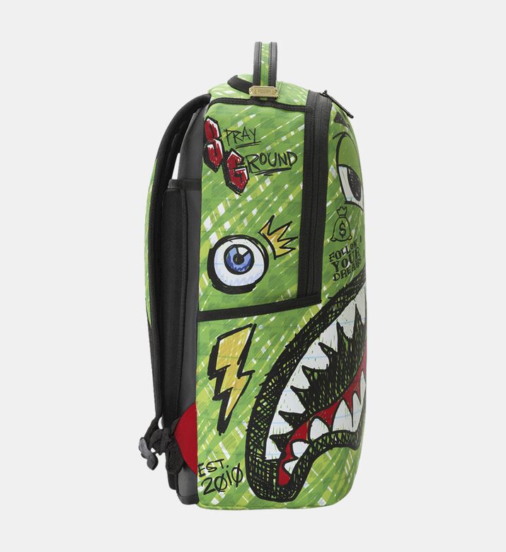 Sprayground Backpack Money Bear Doodle, Packshot View