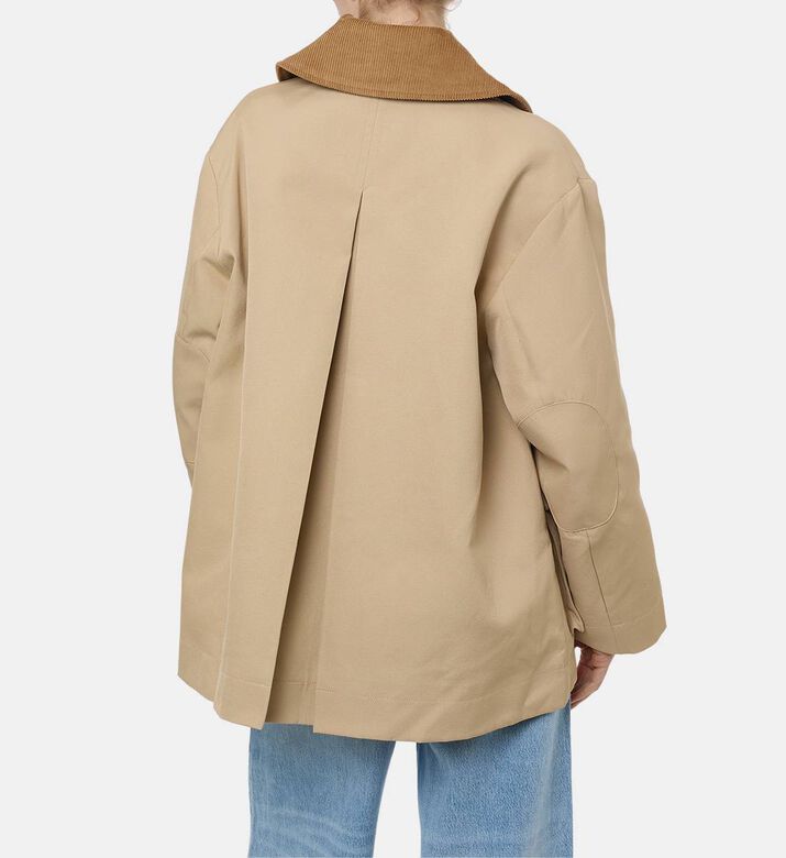 Ganni Button Closure Long-sleeve Jacket, Model View