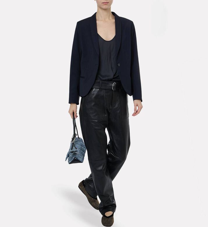 Ba and Sh Welt Pockets Long-sleeve Jacket, Model View