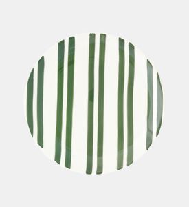 طبق عشاء فني مطلي يدويًا