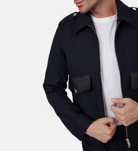 جاكيت جلد بسحاب