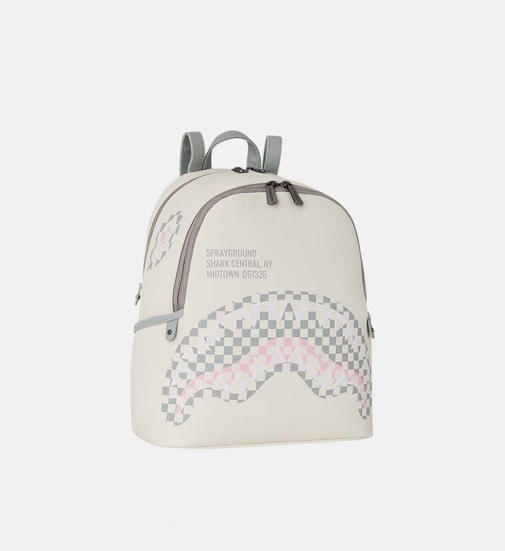 Checkered Design Zip Closure Bag Checkered Design Zip Closure Bag