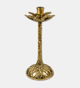 Tohfa Luxe Gold-tone Metal Palm Candle Holder, Packshot View