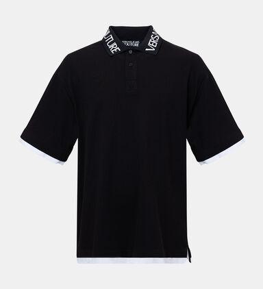 Logo Cotton Piquet Polo Shirt
