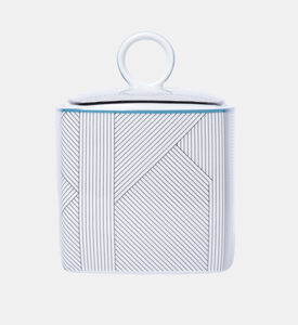 Vista Alegre Orquestra Porcelain Sugar Bowl, Packshot View