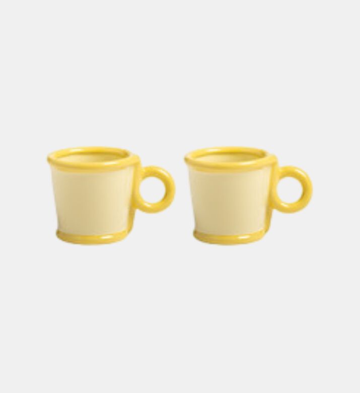 Small Side Handle Loop Mug Set-2