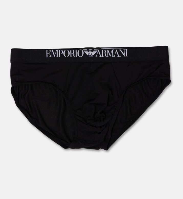 Emporio Armani Two-pack Briefs Set, Black, Xl, Packshot View