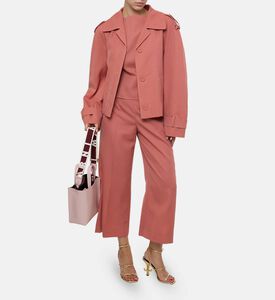 جاكيت طويل الأكمام بإغلاق برباط