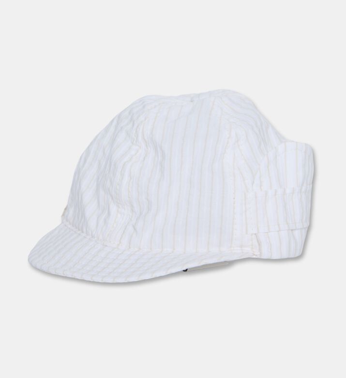 My First Collection Cotton Striped-print Baby Cap, Packshot View