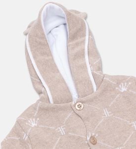 My First Collection Bear Ears Knitted Jacket, Packshot View