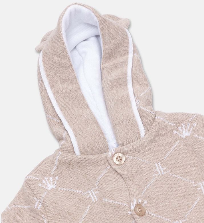 My First Collection Bear Ears Knitted Jacket, Packshot View