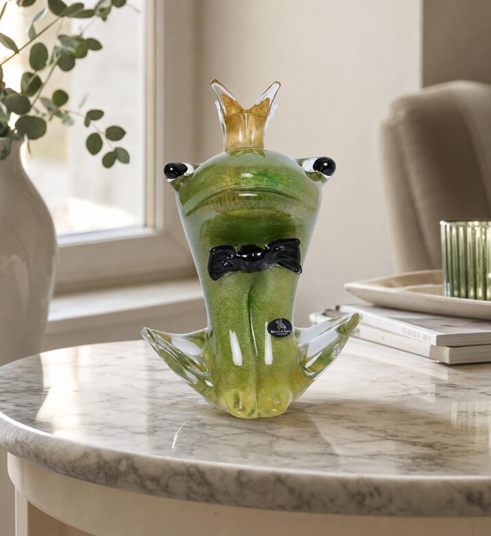 Duccio Di Segna Crystal Frog Sculpture, Model View