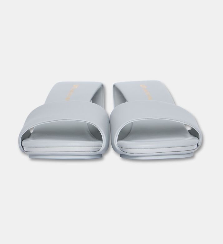 UN United Nude High Heel Cow Leather Sabot, Grey, Eu-36, Packshot View