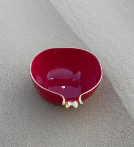 Tohfa Luxe Bowl Half Pomegranate, Red, Packshot View